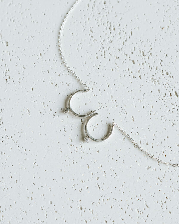Priya Necklace in Silver - Image 3