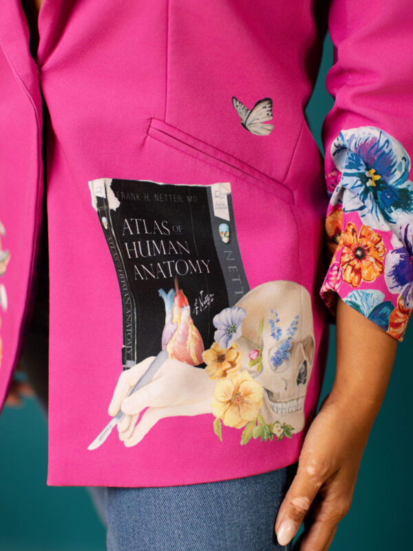Zahra Jacket in Pink Design - Image 4