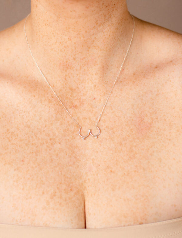 Priya Necklace in Silver - Image 4