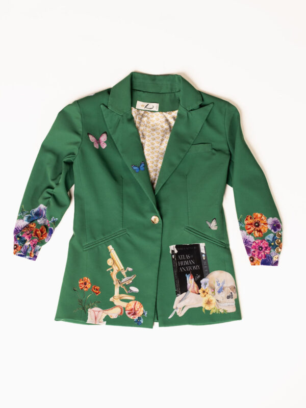 Zahra Jacket in Green Design - Image 7