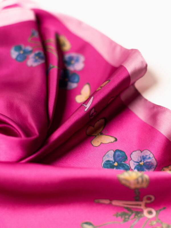 Surgeon's Garden Scarf in Pink - Image 2