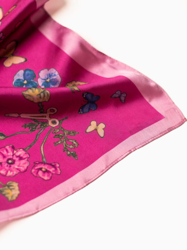 Surgeon's Garden Scarf in Pink - Image 3