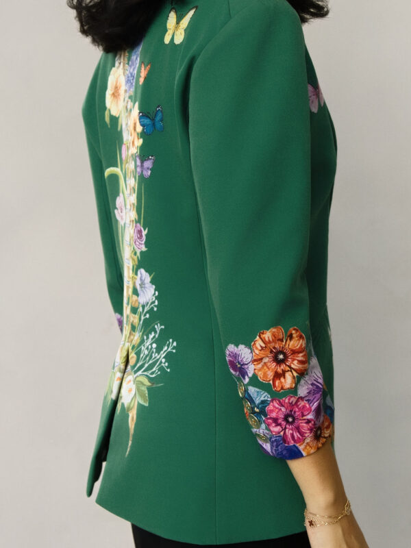Zahra Jacket in Green Design - Image 6